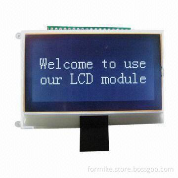 Graphics LCD Display with 240 x 64 Dots Resolution and Optional Touchscreen